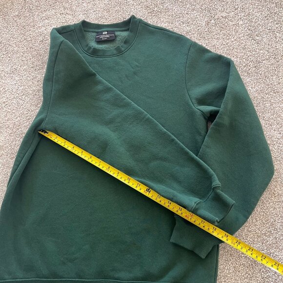 Minimalist Emerald Green Loungewear Cozy Unisex Sweatshirt S - Picture 5 of 7